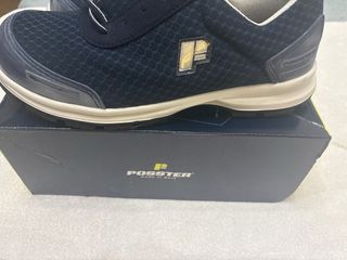 Zapatilla de seguridad POSSTER azul y blanco