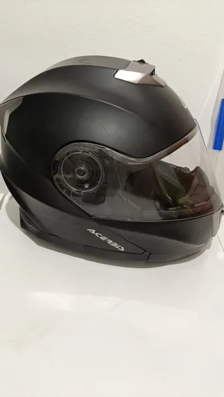 Casco Moto Acerbis Serel Talla M Negro