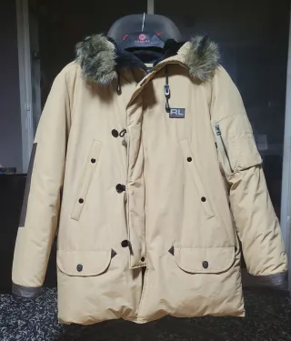 Abrigo Ralph Lauren Beige y Marrón