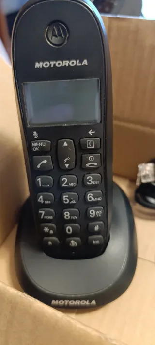 Telefono cordless Motorola. 