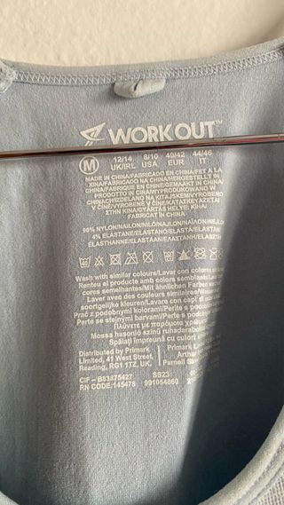 Mono deportivo sin mangas azul