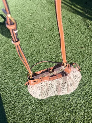 Bolso Zara Malla y Piel