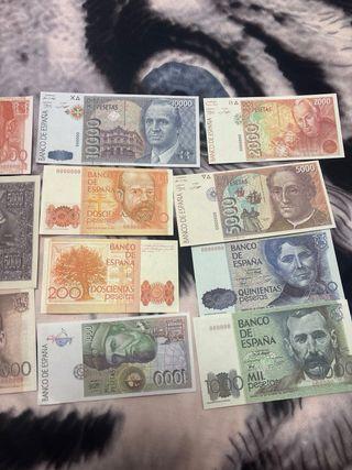 Billetes Pesetas España Colección Variada