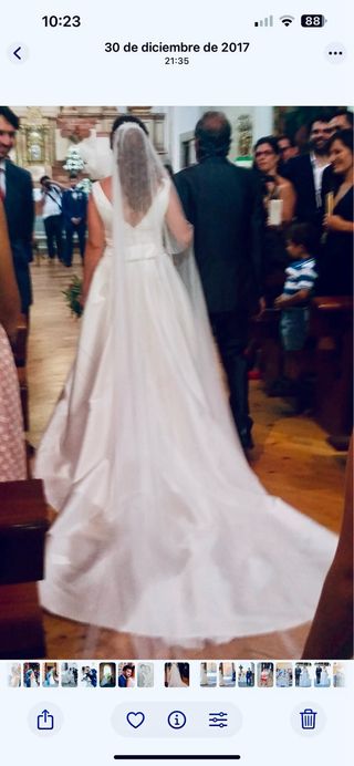 Vestido de Novia Amanecer Nupcial Talla M