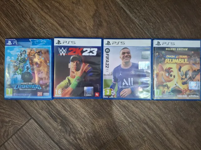 Giochi PS5: Minecraft, WWE 2K23, FIFA 22, Crash
