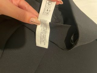 Falda Mini Zara Negra con Cremallera y Hebilla