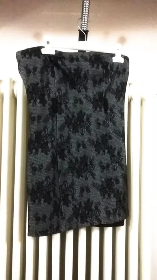 Vestito vintage Gothico nero/grigio