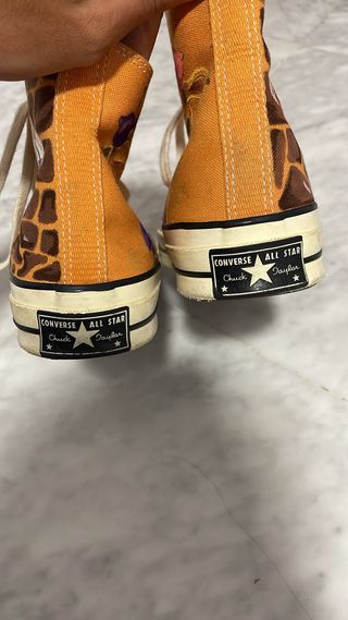 Converse personalizadas estampado animal print