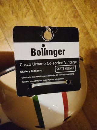 Casco Bollinger Vintage Nuevo