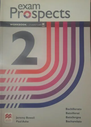 EXAM PROSPECTS 2 Workbook y Student's App: cuad...