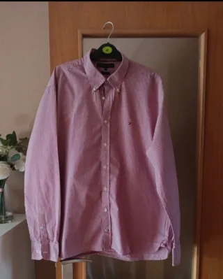 Camisa Tommy Hilfiger cuadros rojos 