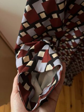 Vestido Zara estampado geométrico