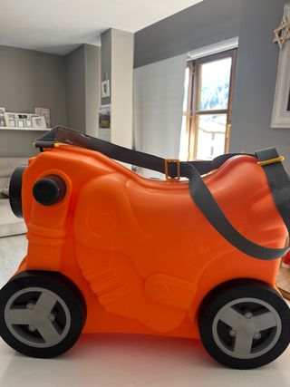 Maleta infantil moto Moltó naranja