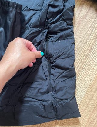 Chaqueta Uniqlo Negra Plumas Nueva