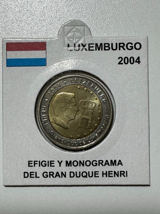 Moneda 2€ Luxemburgo 2004 Conmemorativa UNC