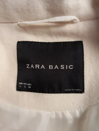 Chaqueta Zara Blanca Talla M