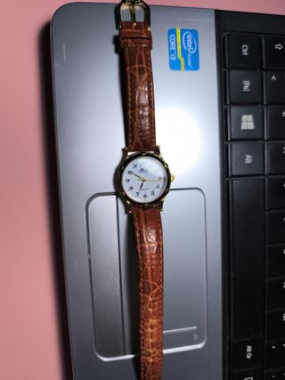 Reloj Lotus Mujer Dorado y Marrón
