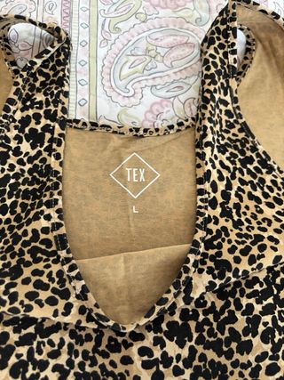 Vestido midi mujer estampado animal print