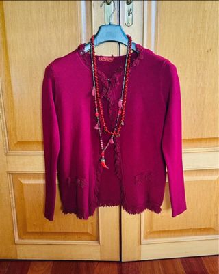 Chaqueta Cardigan Desflecada