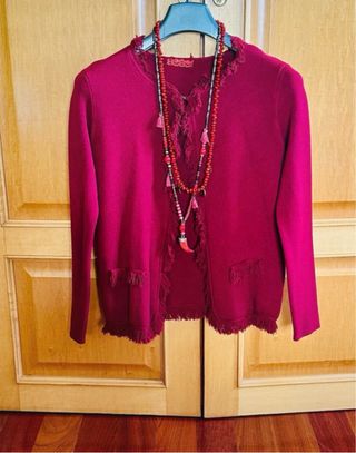 Chaqueta Cardigan Desflecada