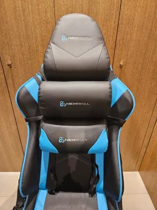 Silla Gamer Newskill Azul y Negra