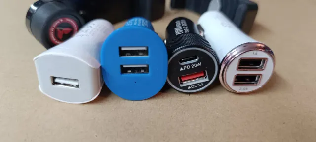 Lote Cargadores Mechero Móvil Samsung