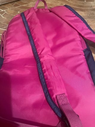 Mochila Quechua Azul y Rosa
