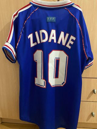 Camiseta Francia 1998 Nº10 Zidane Adidas