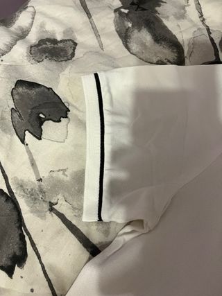 Polo Calvin Klein Blanco Hombre