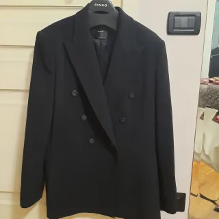 Blazer Pinko doppiopetto nero