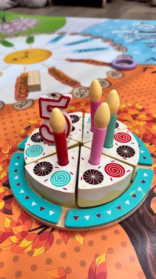 Tarta de Cumpleaños Madera Juguete
