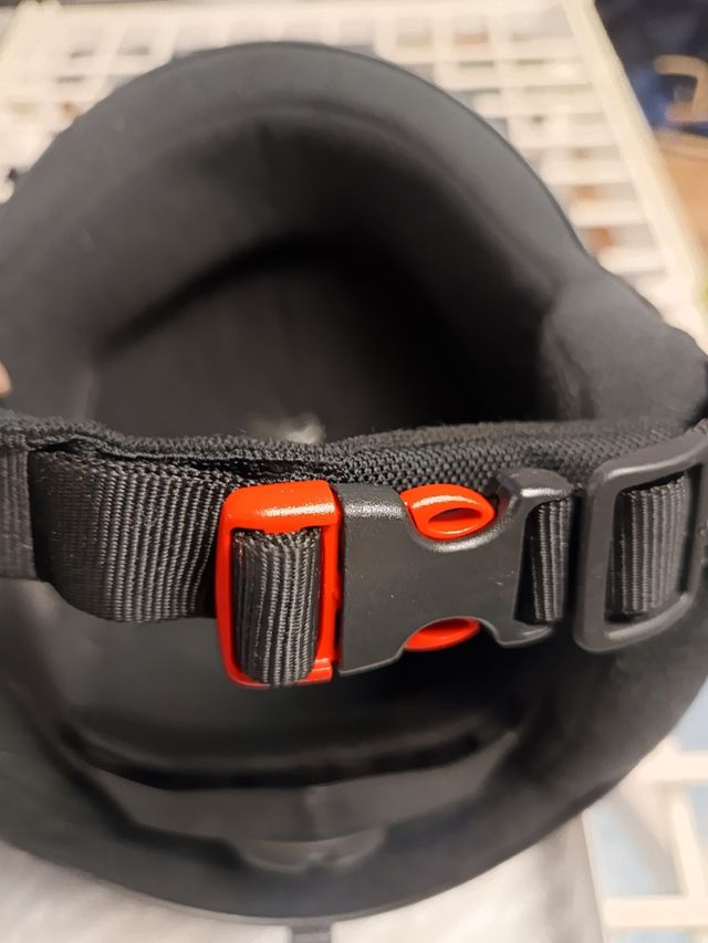 Casco sci donna nero lucido