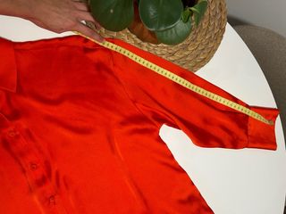 Camisa Zara oversize roja