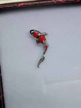 Pendientes Plata Pez Koi