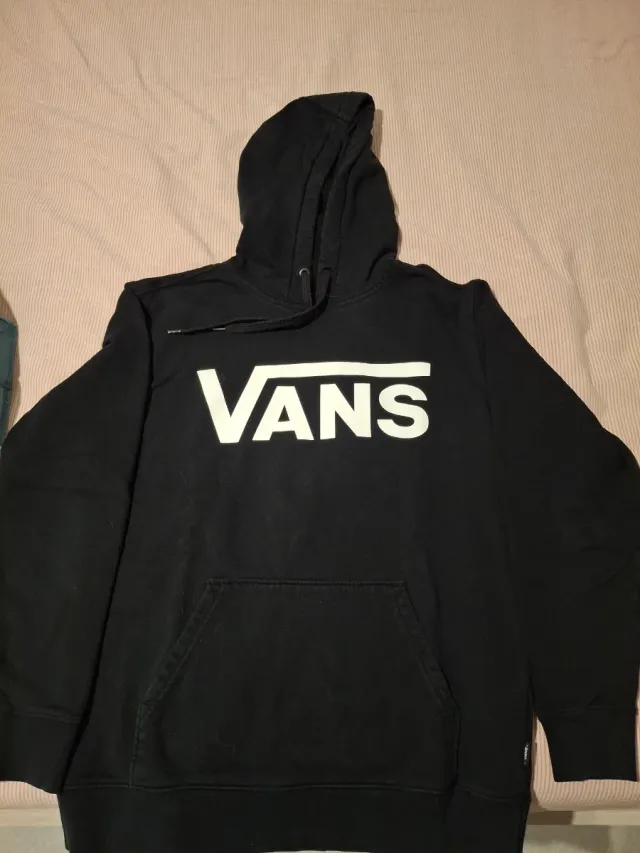 Felpa Vans nera con logo