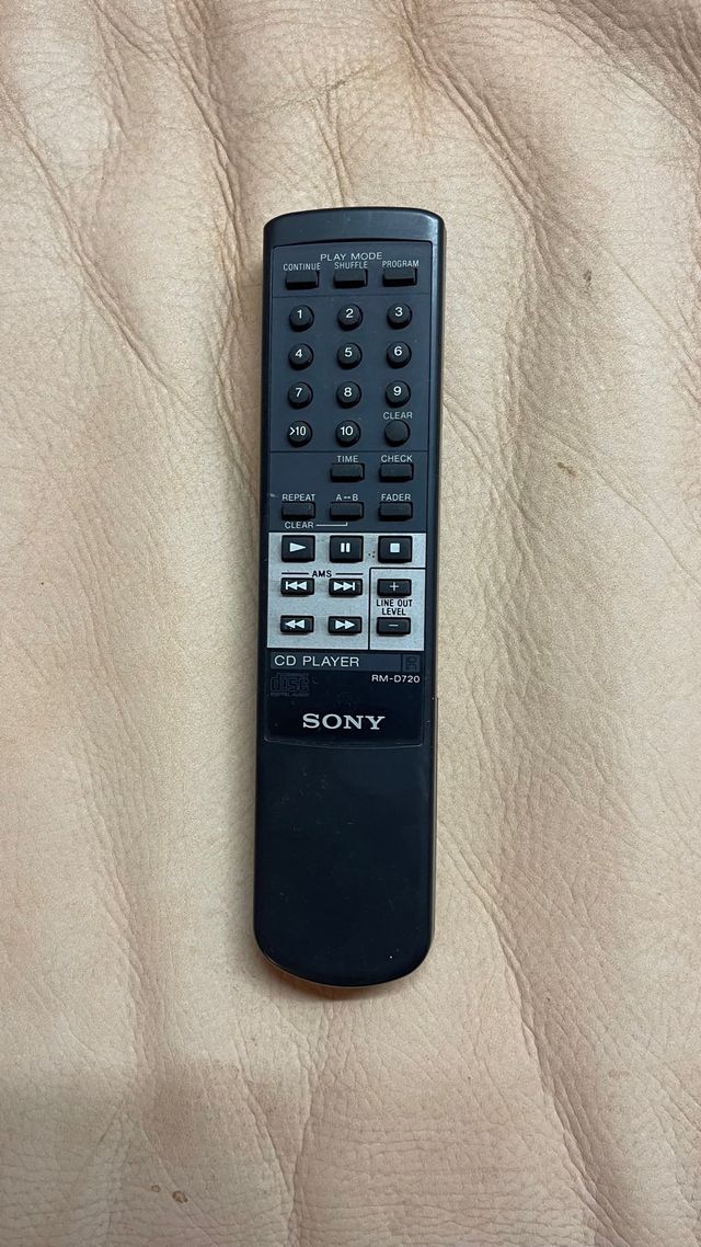 Mando Control Remoto Sony RM-D720