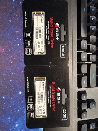 2x SSD M.2 S3+ 120GB SATA III
