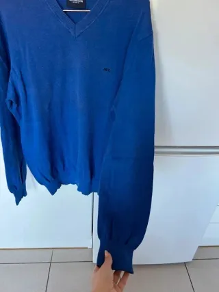 Jersey McGregor New York azul – cuello V - talla L