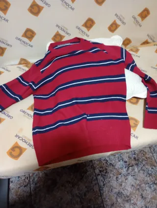 Jersey rayas rojas y azules