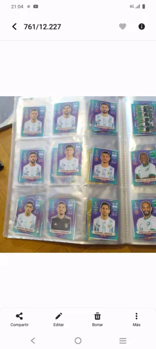 Colección Álbum Stickers Mundial Qatar 2022 Panini