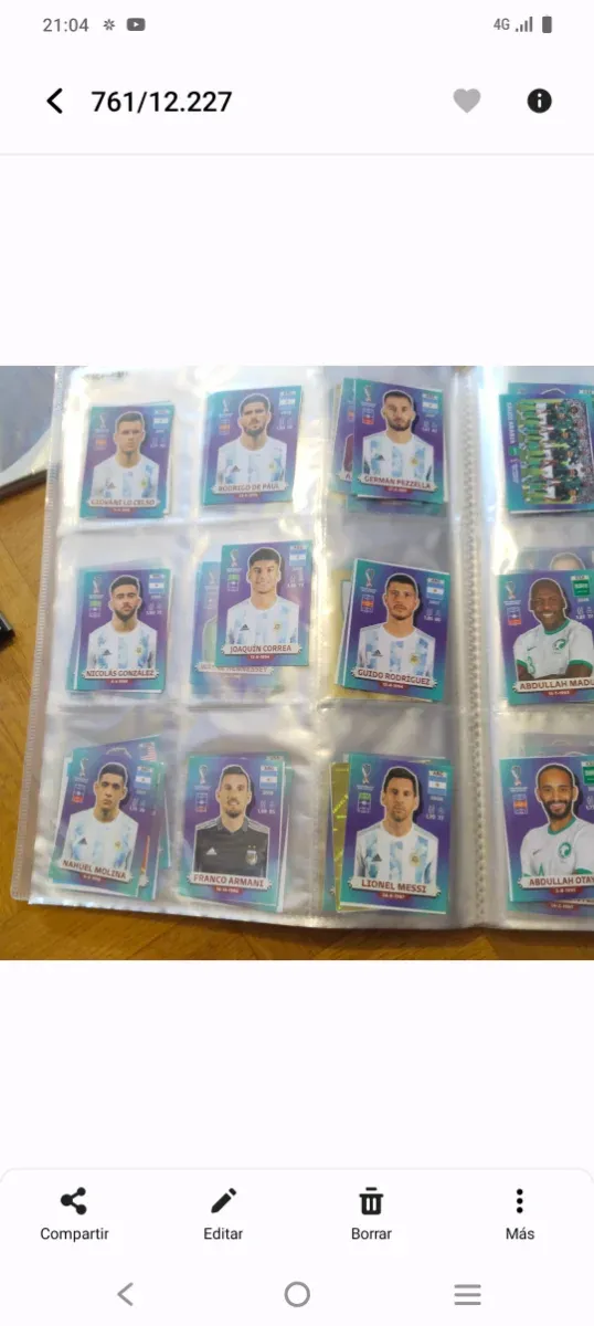 Colección Álbum Stickers Mundial Qatar 2022 Panini
