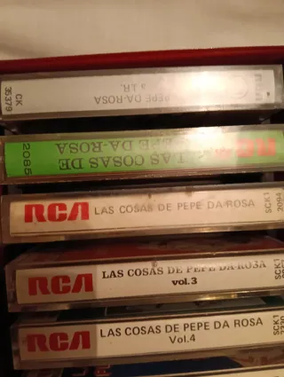 Lote 5 Casetes Pepe Da-Rosa y Paco Gandía
