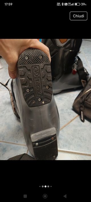 Scarponi sci uomo neri
