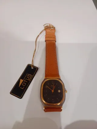 Reloj Lotus Marrón y Dorado