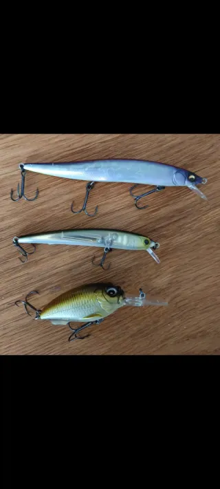 Lote 3 señuelos pesca Top