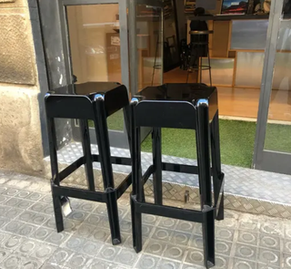 Taburete Pedrali Rubik Negro