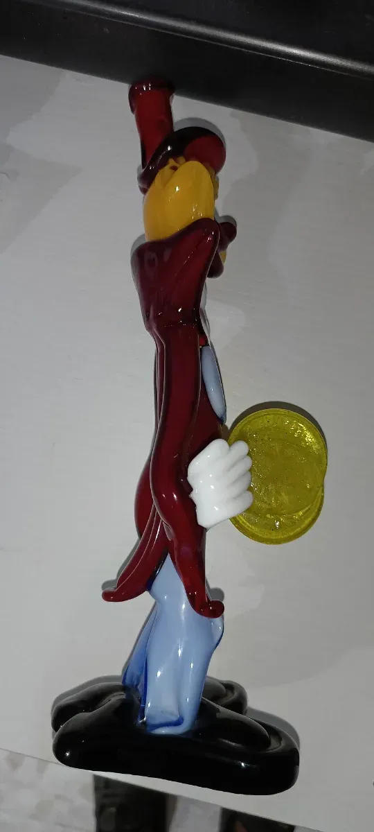 Payaso Murano Veneciano Vidrio