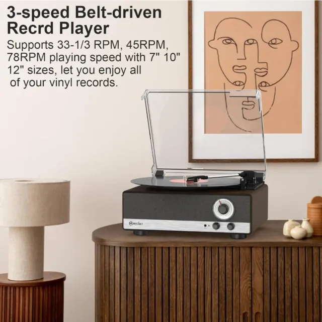 Tocadiscos MYCKET TODO EN 1 Nuevo