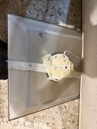 Lámpara de techo moderna metal y cristal