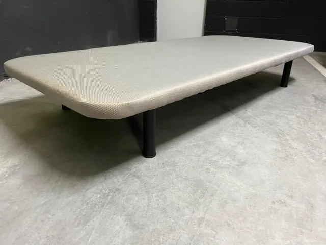 Somier 90cm Beige y Negro
